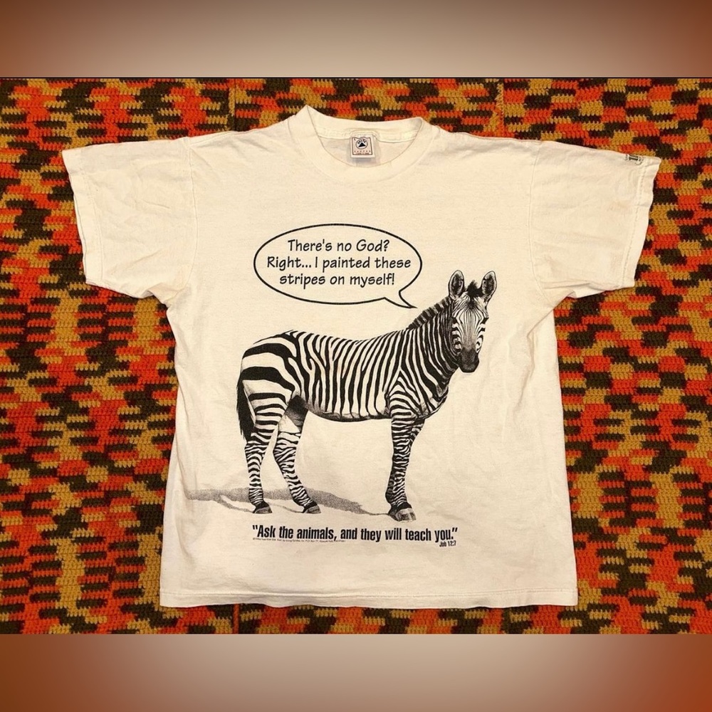Vintage zebra shirt